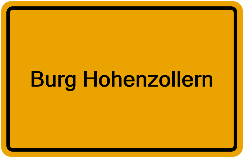 Handelsregisterauszug Burg Hohenzollern